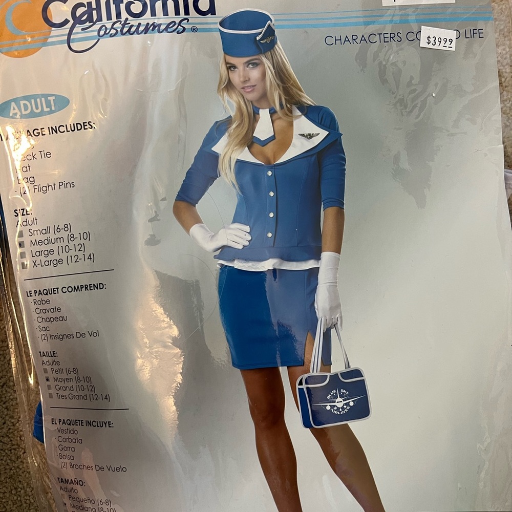 Retro Stewardess Costume